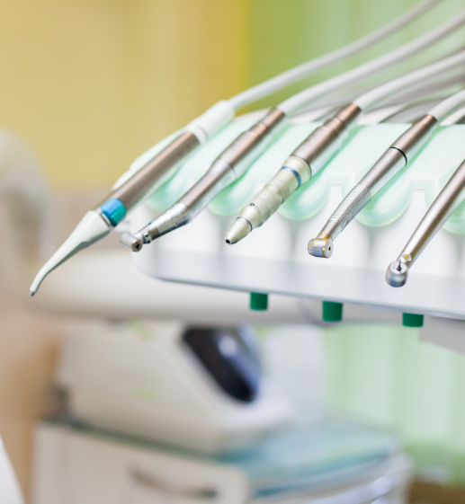 Collection of dental tools for comprehensive care