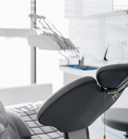 Modern dental chair for patient comfort and care