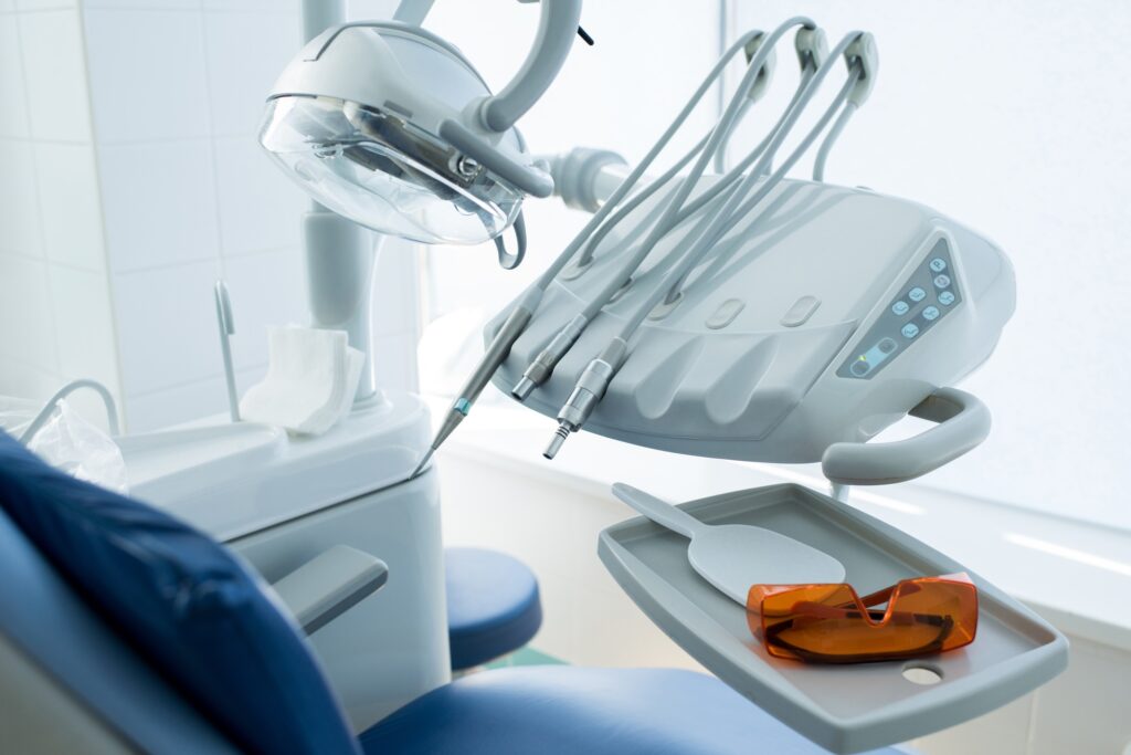 Modern dental operatory with professional equipment, representing the process of valuing a dental practice for sale.